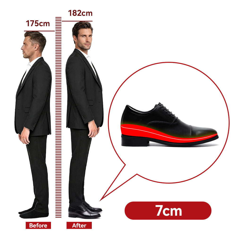 ELEVATOR SHOES DANIELE +2.76 INCHES