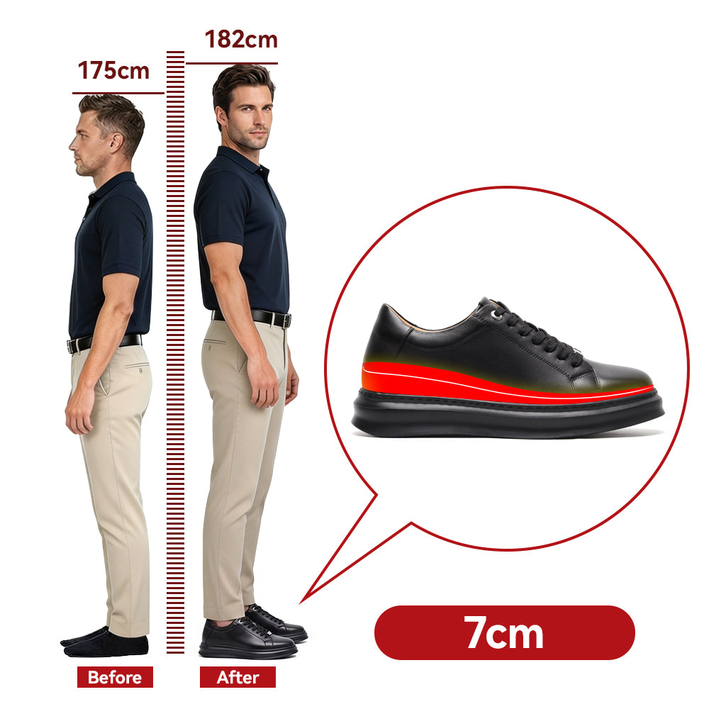 ELEVATOR SHOES ENZO +2.76 INCHES