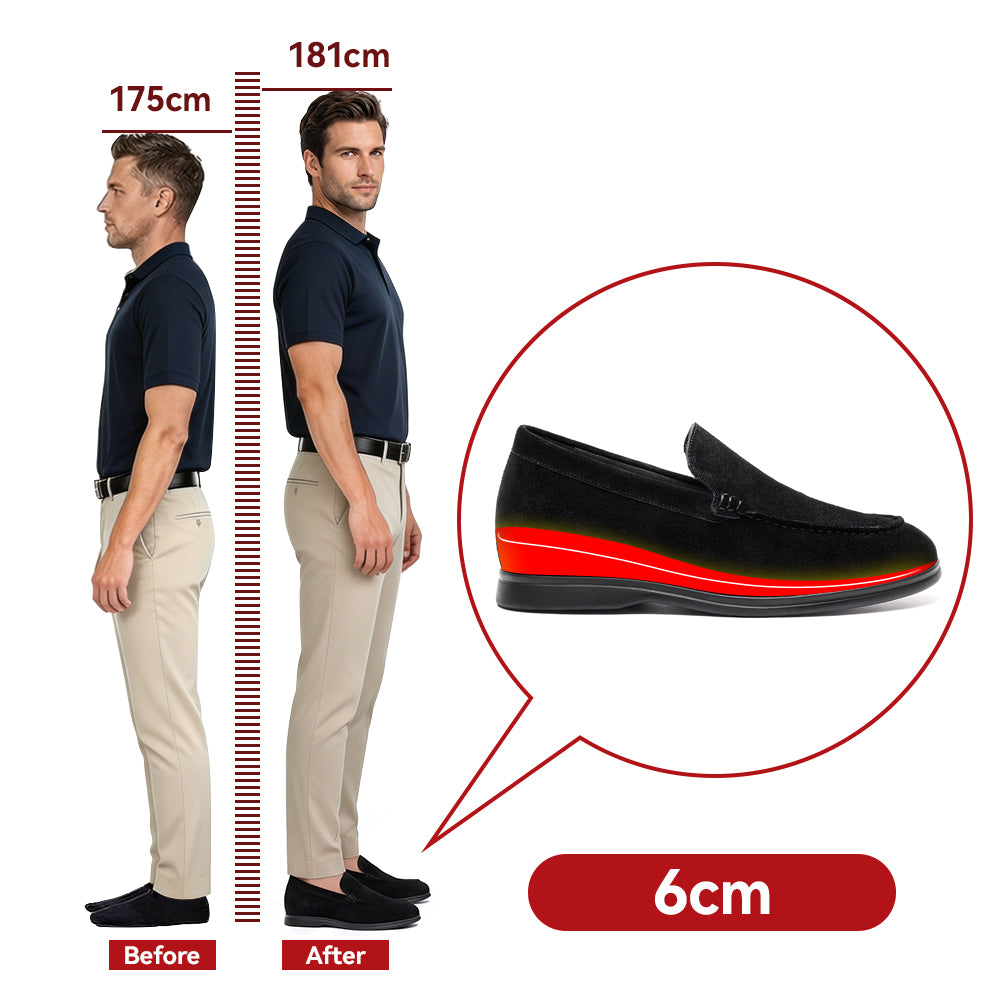 ELEVATOR SHOES LUIGI +2.36 INCHES