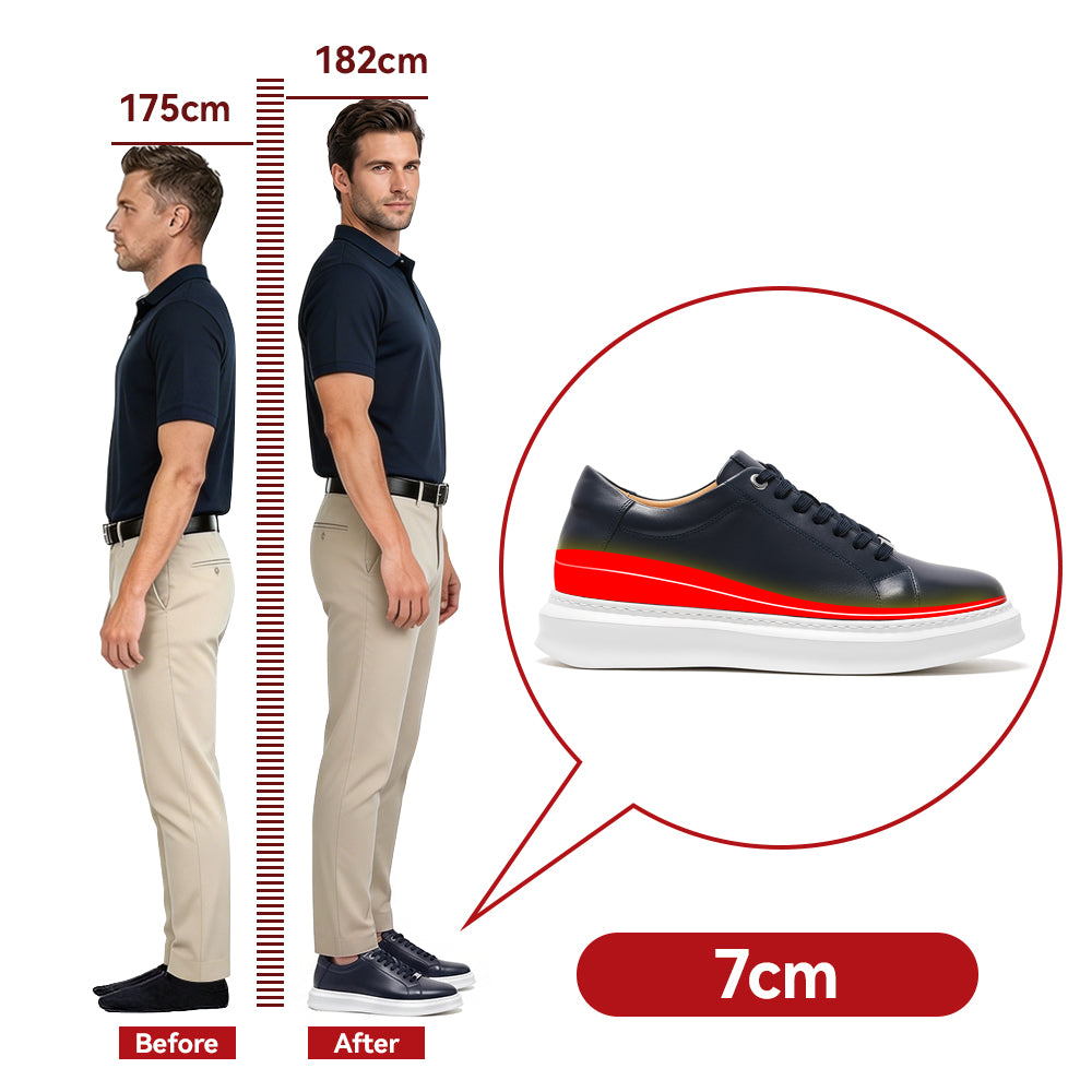 ELEVATOR SHOES MILO +2.76 INCHES