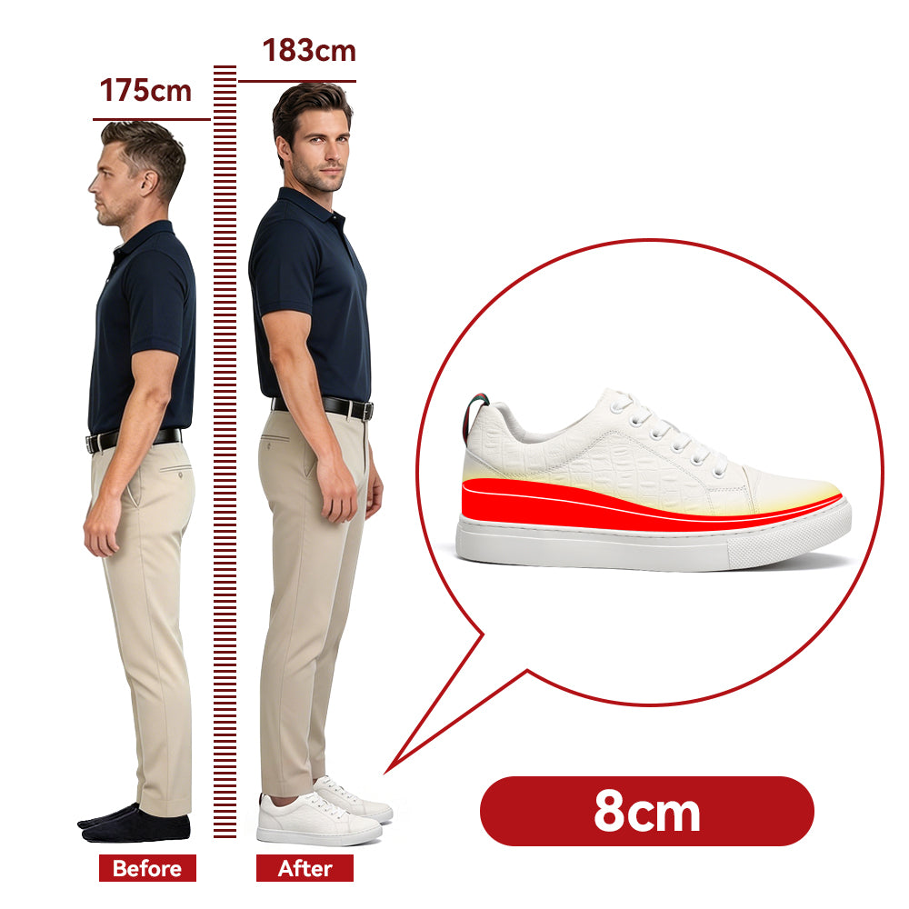 ELEVATOR SHOES RENATO +2.36 INCHES