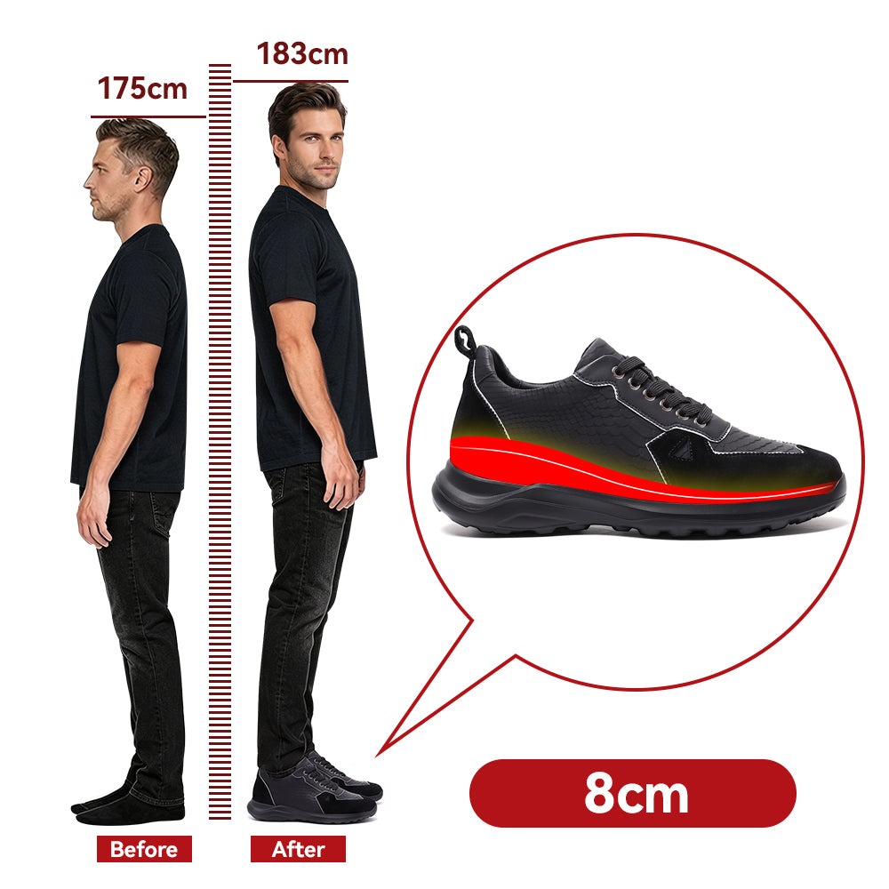 ELEVATOR SHOES SEVERINO +3.15 INCHES