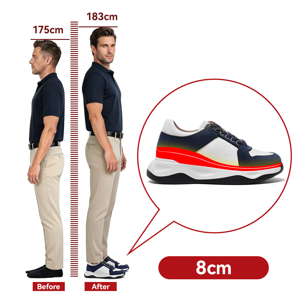 ELEVATOR SHOES VASCO +3.15 INCHES
