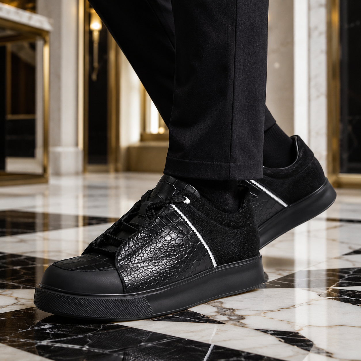 ELEVATOR SHOES GIANLUCA +2.76 INCHES