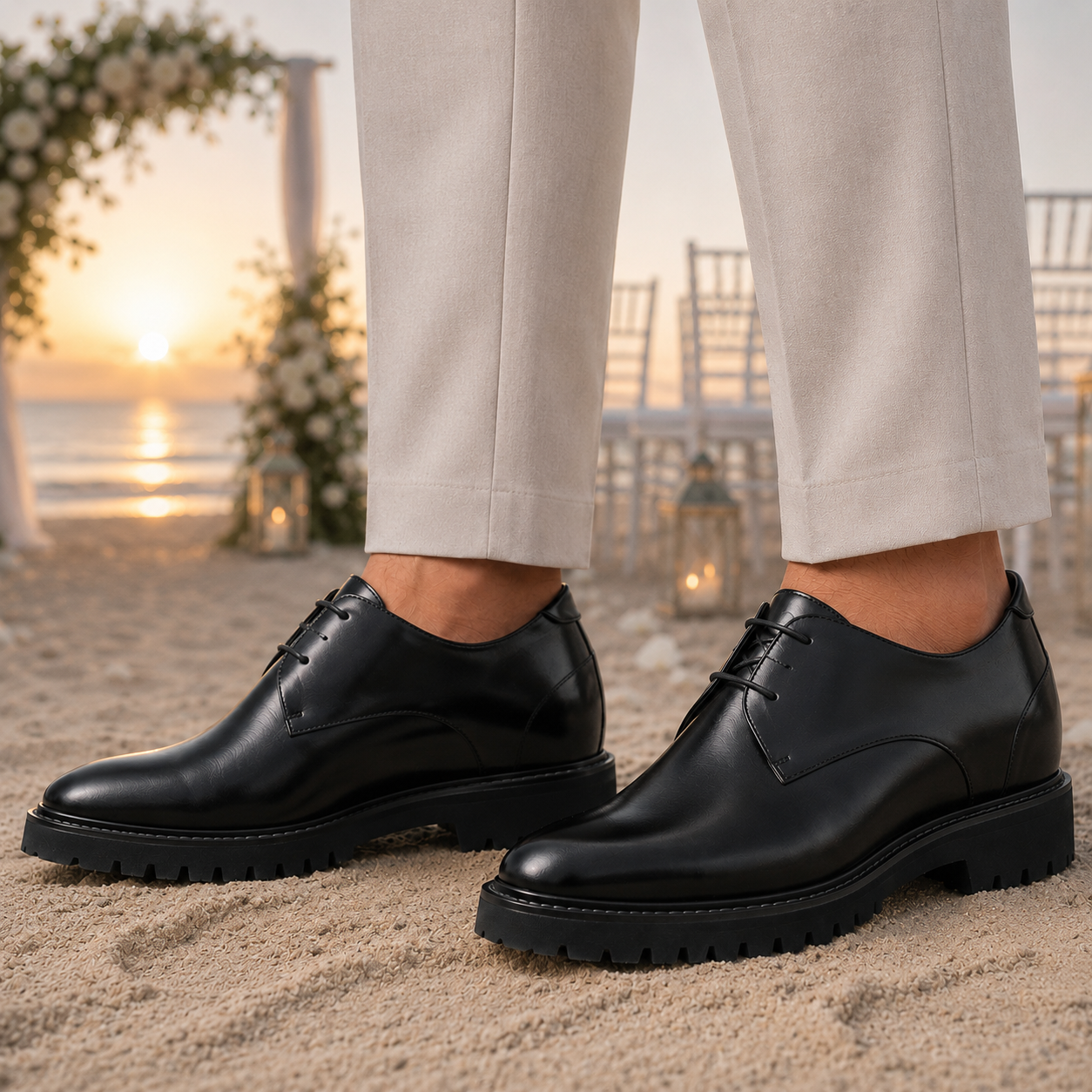ELEVATOR SHOES NORBERTO +3.94 INCHES