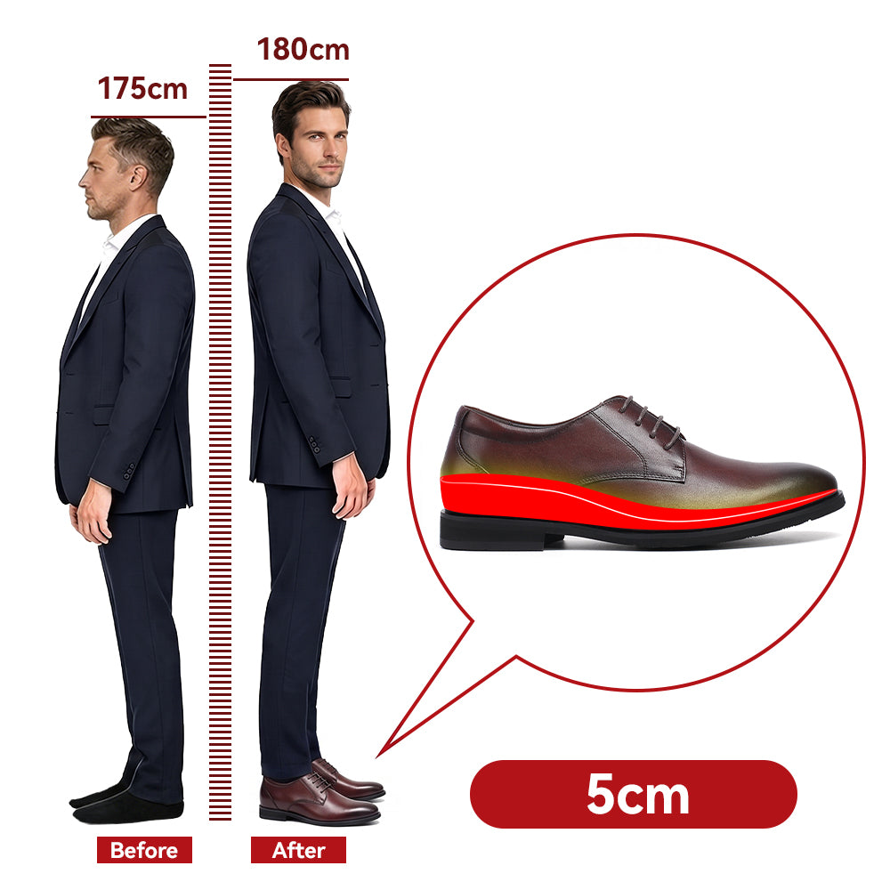 ELEVATOR SHOES FABIO +1.97 INCHES
