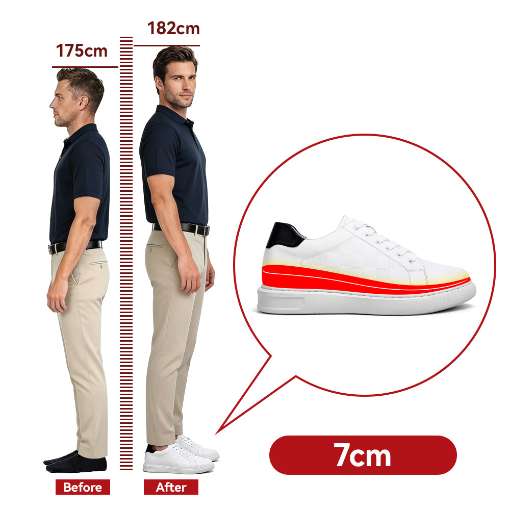 ELEVATOR SHOES GABRIELE +2.76 INCHES