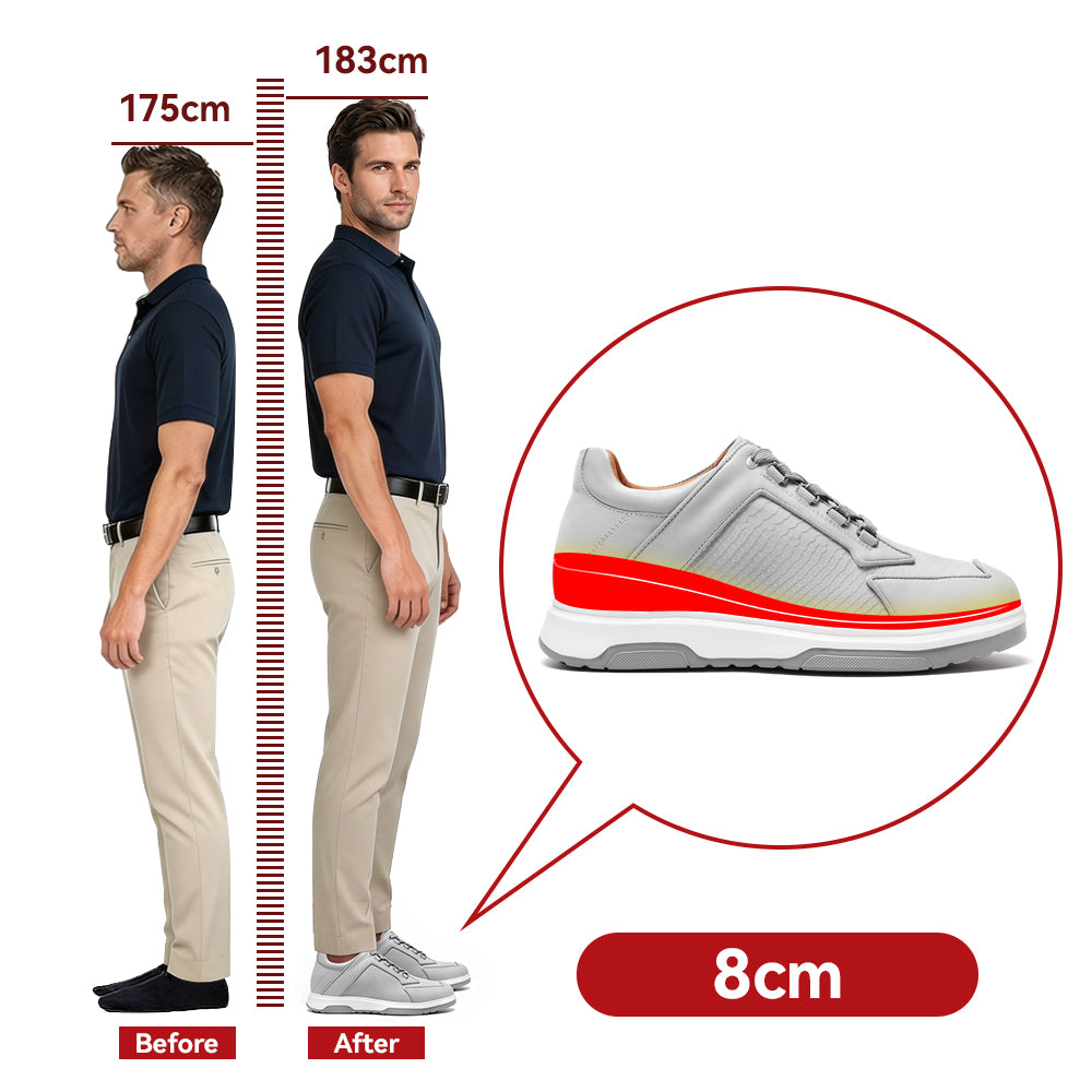 ELEVATOR SHOES LIVIO +3.15 INCHES