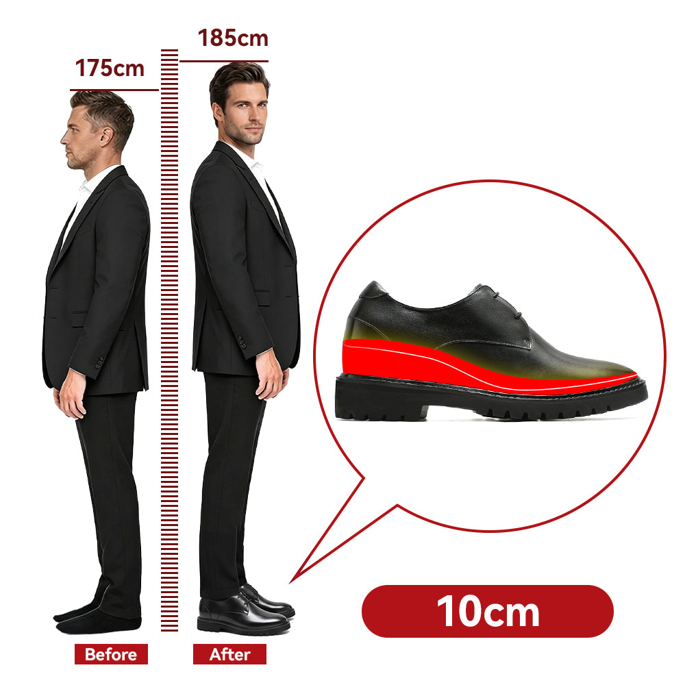 ELEVATOR SHOES NORBERTO +3.94 INCHES