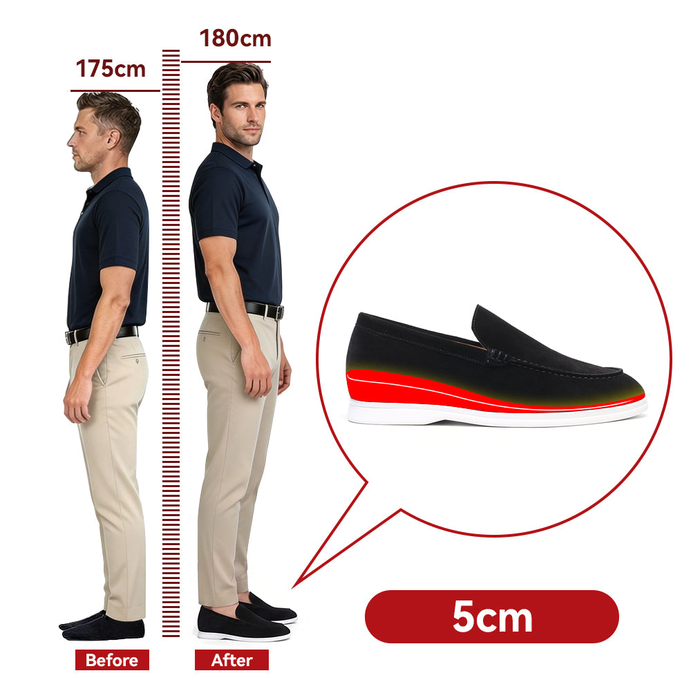 ELEVATOR SHOES SILVO +1.97 INCHES